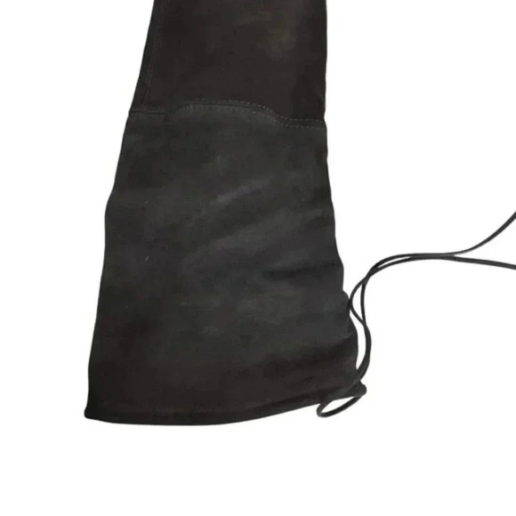 Stuart Weitzman Lowland Over the Knee Boots  Suede BrownTie Size 5 - Picture 4 of 12